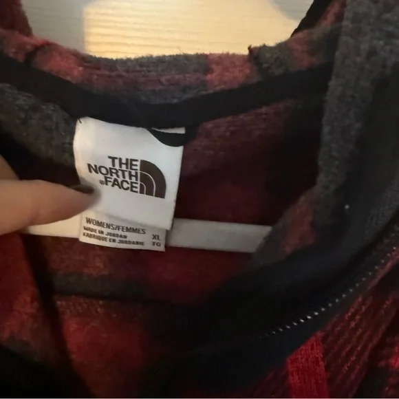 NorthFace Printed Crescent 1/4 Zip Hoodie, sz XL - Picture 5 of 6